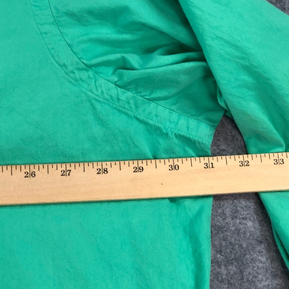 Ralph Lauren Mens Button Up Shirt 3XLT Feather Weight Twill Green Long Sleeve - Picture 8 of 12